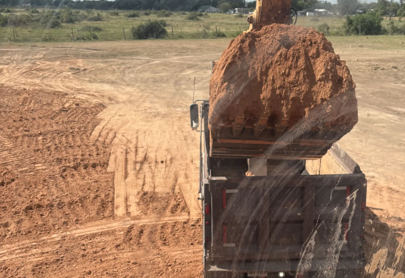 Dump Truck Hauling